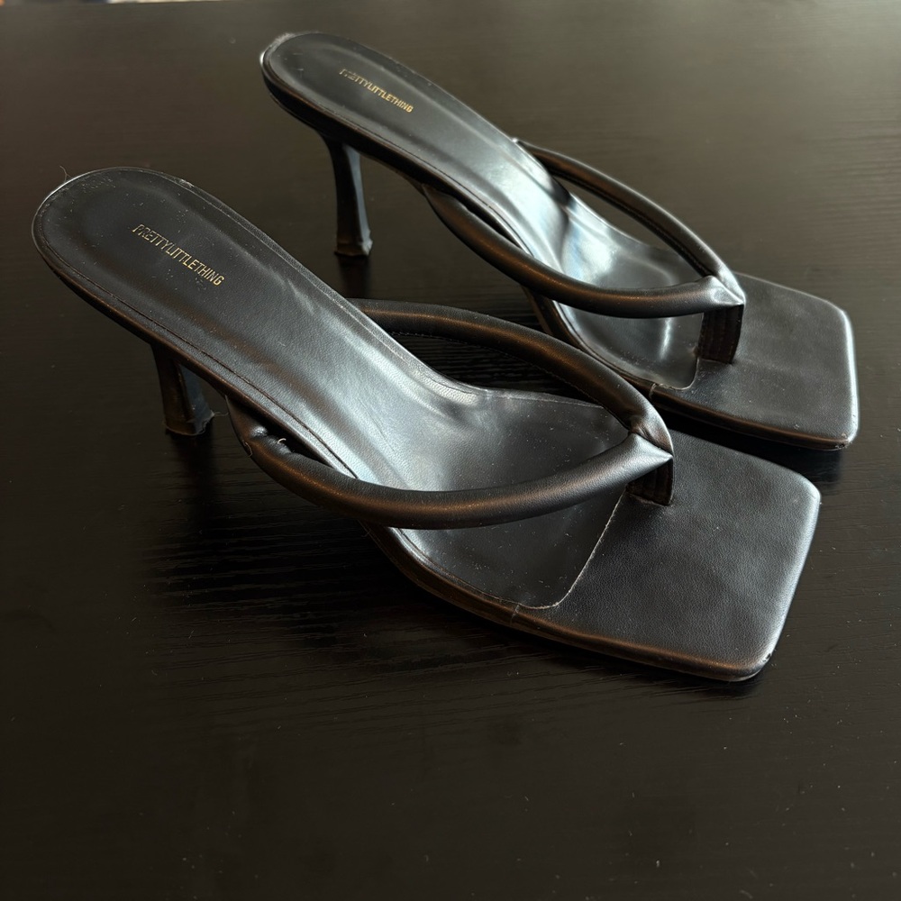 Black Women's Heeled Sandals